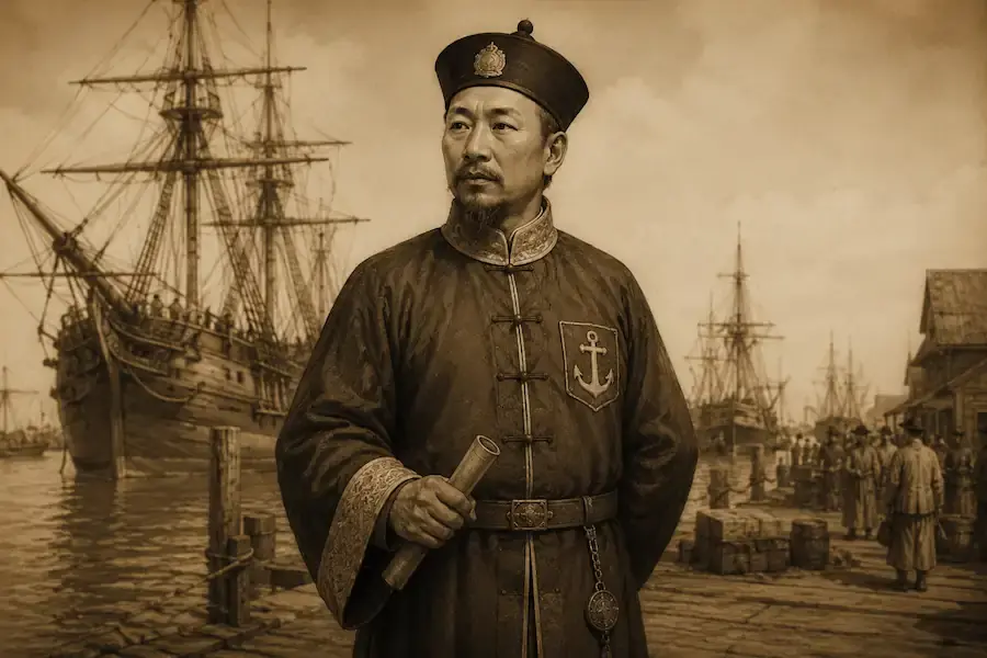 Liem Bian Kho (Lin Bien Ko), Captain of the Harbor Master of Tatas Port